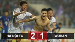 Hà Nội FC 2-1 Wuhan Three Towns: Tuấn Hải bùng nổ, Hà Nội FC có chiến thắng lịch sử